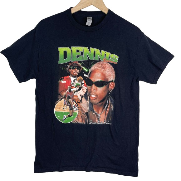 Gildan Other - Dennis Rodman T-Shirt Black Size Medium Gildan Tee